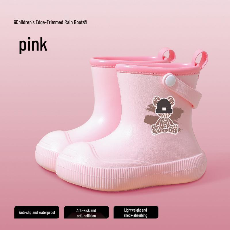 Dětské vodotěsné gumové holínky - Protiskluzové, vysoké provedení do školy