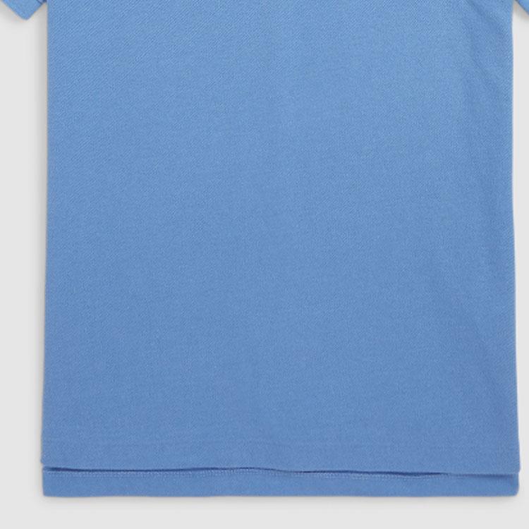 Polo Ralph Lauren T-Shirt SS24 Einfarbig Kleine Pony Stickerei Gerade Lässig Kurzarm Polo Kinder Oberteile Blau CWPOKNIY8021075-400