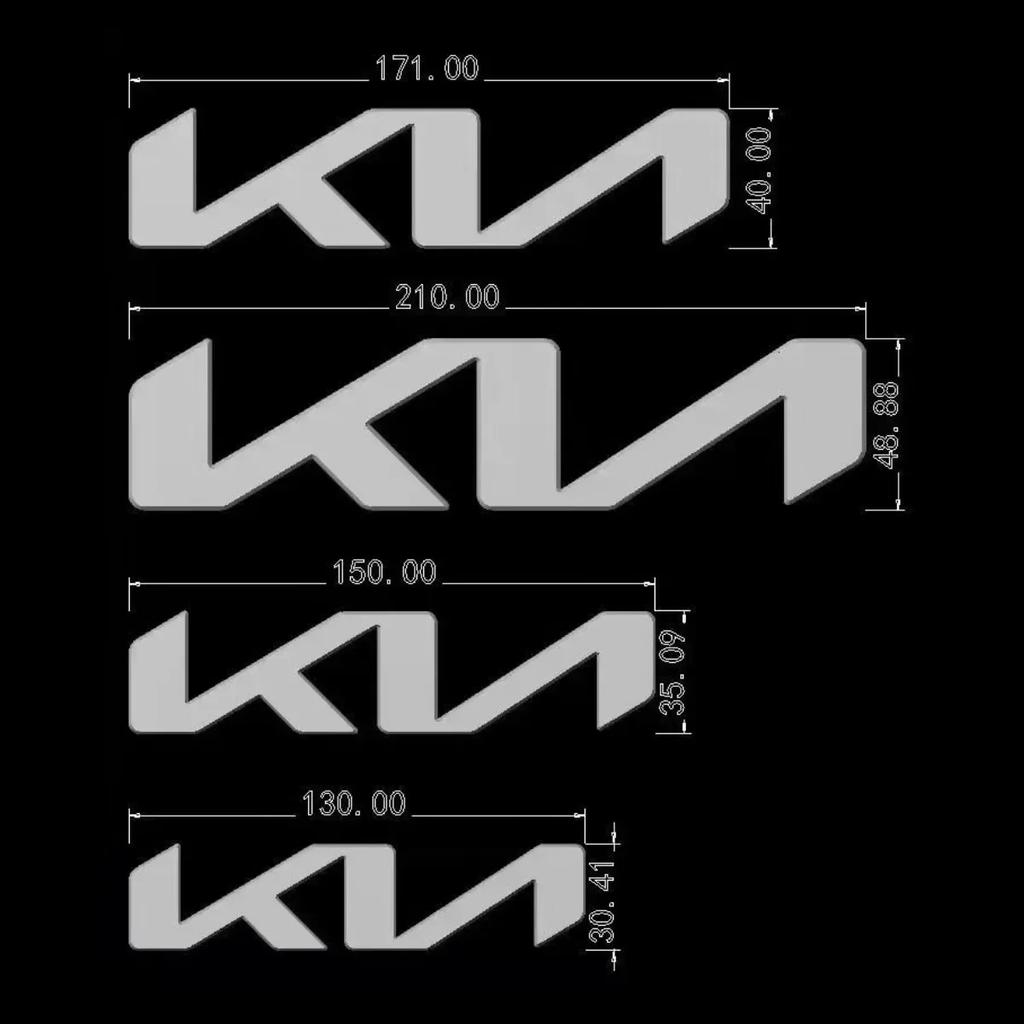 ABS Car Front Hood Rear Trunk Letter Emblem Badge Sticker for KIA SPORTAGE KX3 KX5 K3 K5 K7 Sorento Ceed Rio Soul Forte Optima