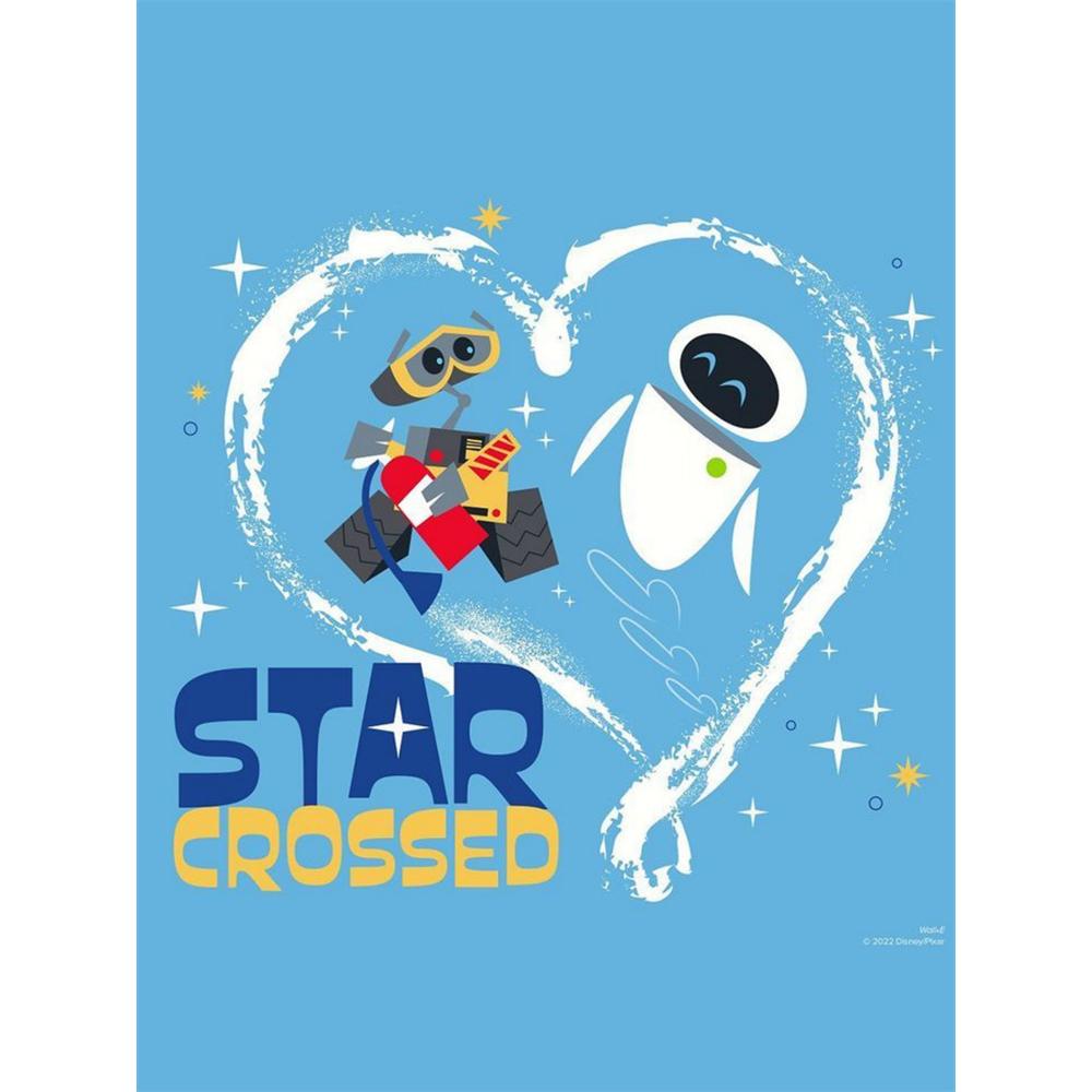 

Disney Diamond Painting 5D DIY WALL E EVE Illustration Art Mosaic Embroidery Decoration Cross Stitch Gift Round 20x30cm