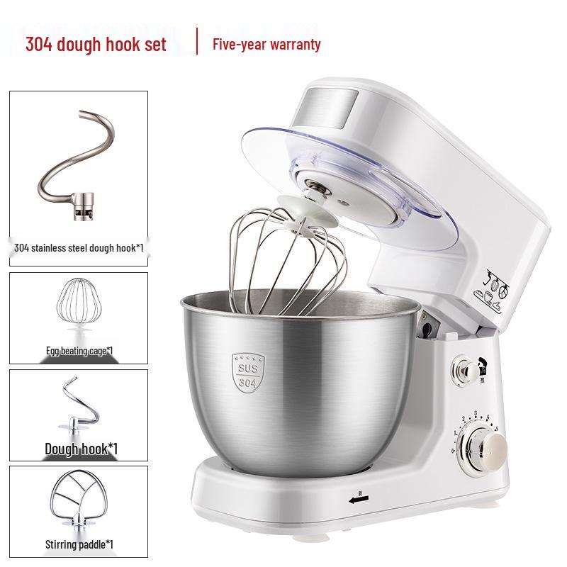ZuanChu Multi-Functional Home Chef Mixer: Electric Dough Kneader, Egg Beater, Cream Blender