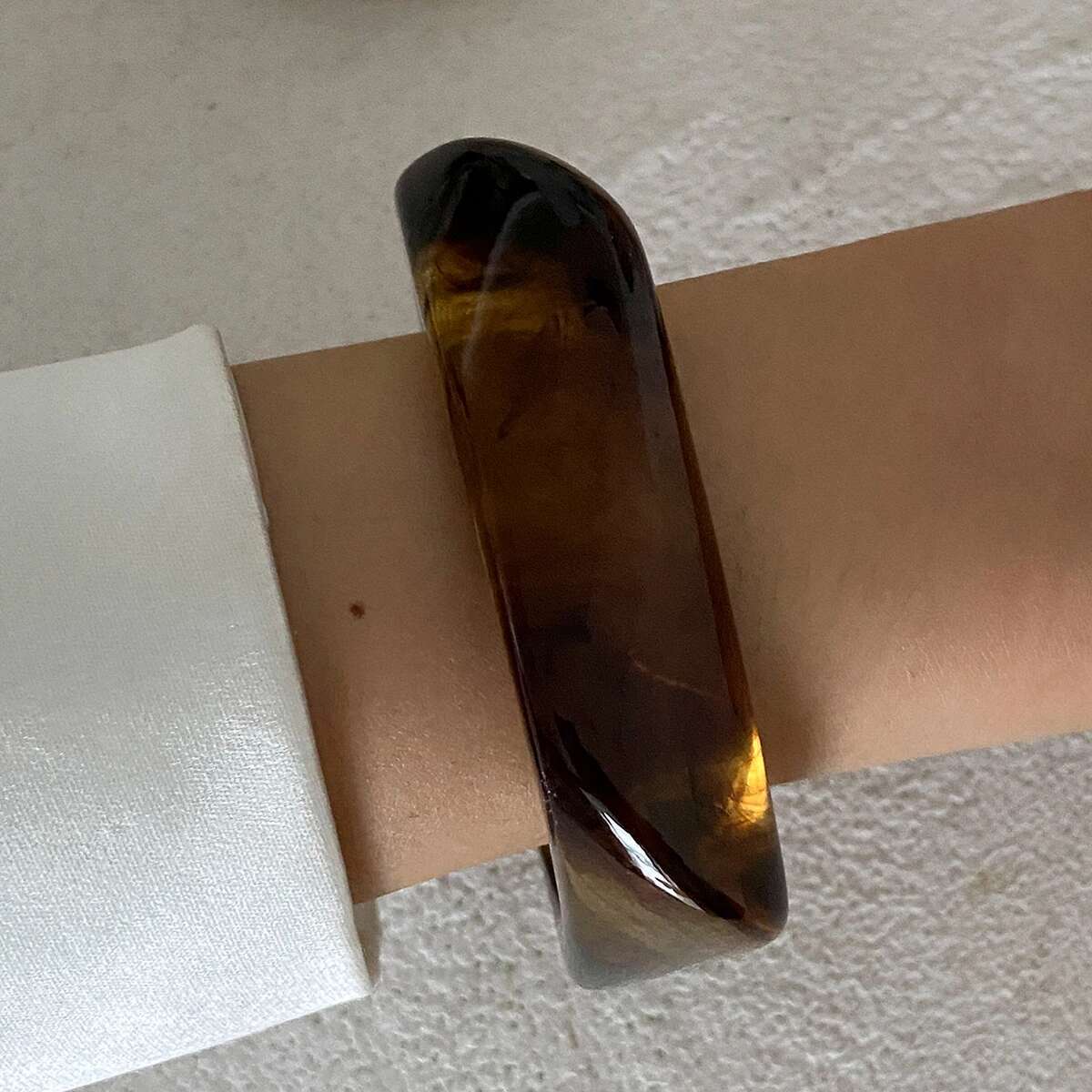 

Ingemark Vintage Chunky Resin Acrylic Bangles for Women 2026 New Fashion Geometric Irregular Wide Bracelets Grunge Jewelry Gift темно-зеленого