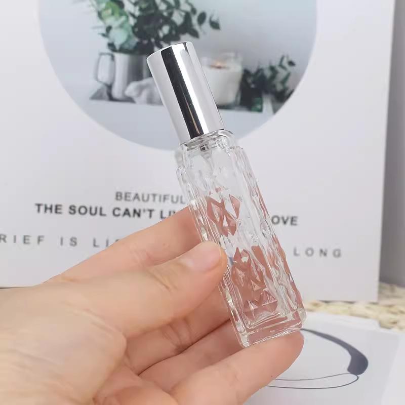 Bitter Gourd 10ml High-End Glass Perfume Spray Bottle - Portable Travel Dispenser.