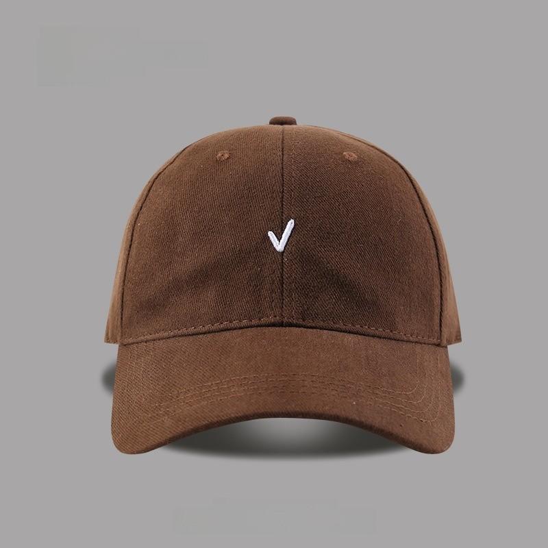 Cotton Baseball Cap With Embroidered Letters For Casual Outdoor Summer Wear