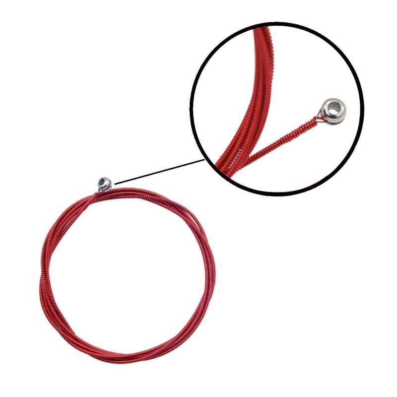 Bass Strings, 4 String Bass Strings Electric Bass Strings Quality 1.14mm-2.67mm Colorful Head Electric Bass String Sets