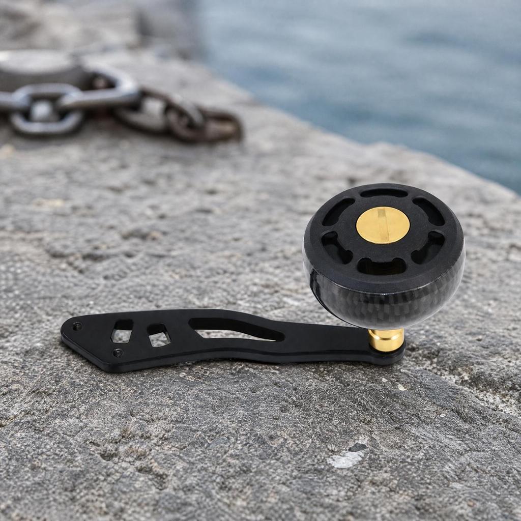 Fishing Reel Replacement Handle Metal with Knob Practical