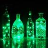 15/20 LED Wine Bottle Cork Lights Silver Wire for Wedding Festival Party Decor