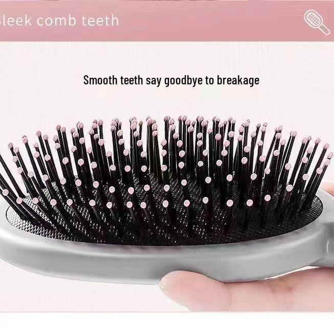 Fluffy High Crown Root Comb: Styling & Massage Air Cushion Comb for Long Hair