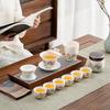 Yipan New Chinese Ceramic Tea Set (Suet Jade Style)