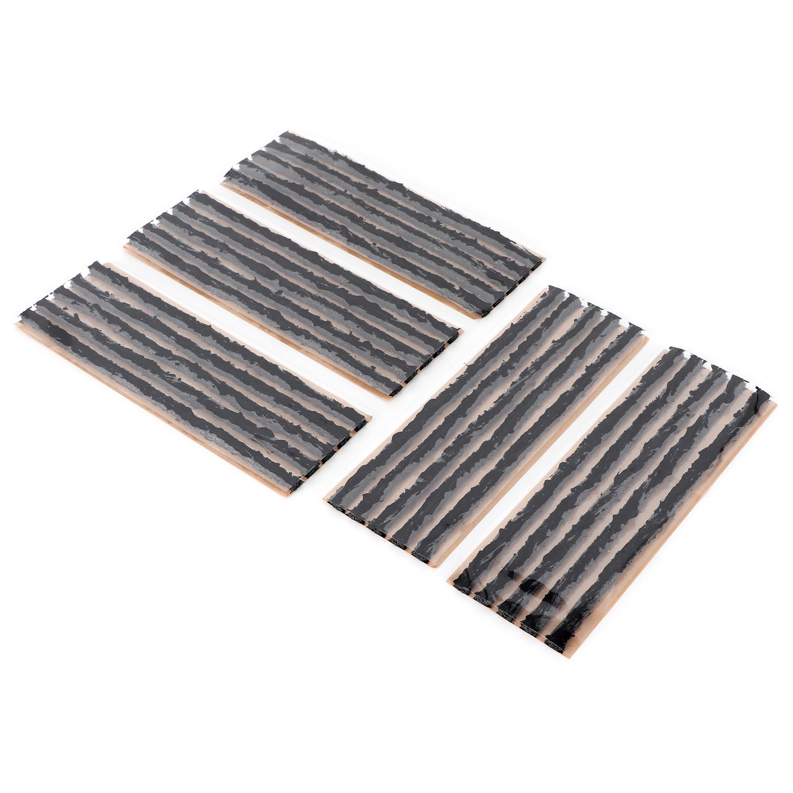 

Tyre Repair Plugs Natural Rubber Strips Puncture Recovery Universal for Cars MotorcycleBlack чёрный
