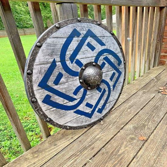 Medieval Ultimul Regat Autentic scut rotund de corabie vikingă