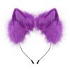 Handmade Plush Animal Ear Headband Cosplay Party Costume Wolf Fox Ears Hair Accessory Unisex