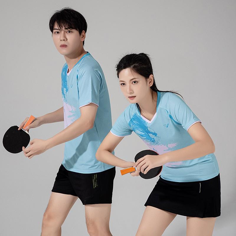 Quick-Dry Breathable Badminton Tennis Volleyball Sport Set Men Women Athletic Wear