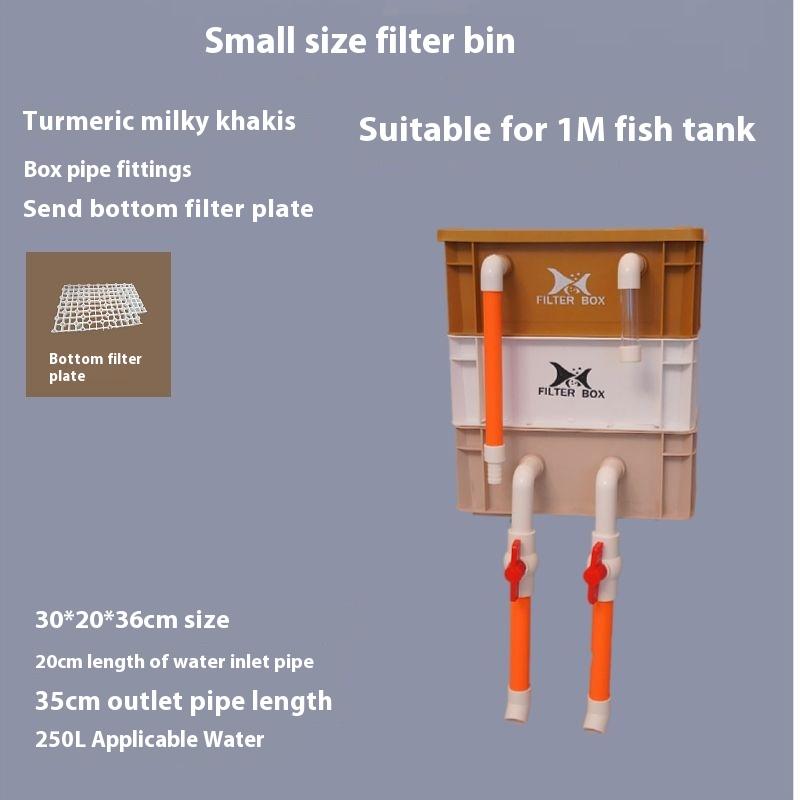 

Fish Tank Multi-layer Filtration Fishpond Filtration System Purifying Water Quality Water Treatment Aquarium Accessories