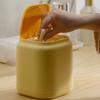 Home Desktop with Lid Office Garbage Storage Box Waste Bins Paper Basket Sundries Box Trash Can