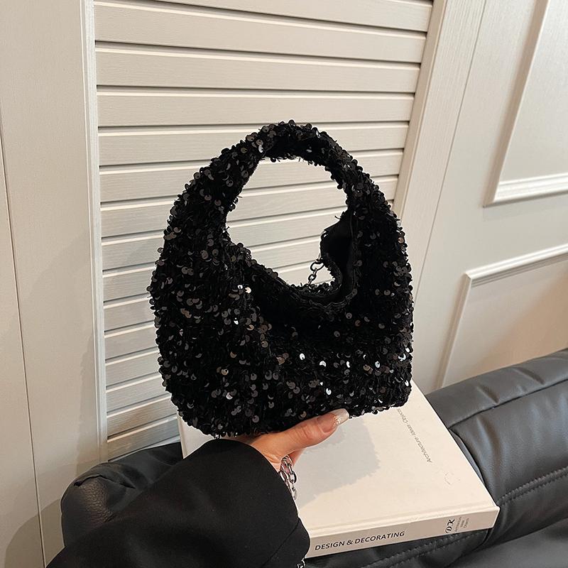 Сумка через плечо из пайеток — фото 7