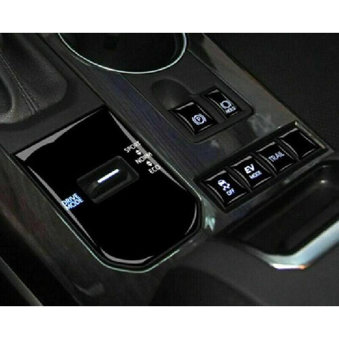 Black Central Console Gear Shift Button Cover Trim For Toyota Highlander -23