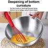 3 Stück/Set Edelstahl Salatschüsseln Ei Mehl Rührbecken Obst Nudelbehälter Für Küchengeschirr Backwerkzeug
