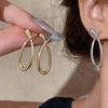 Silver Needle High-Sensitivity Minimalist Hollow Stud Earrings - Unique, Stylish, Versatile Design