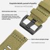 20mm Woven Nylon Watch Band For Huawei Watch GT 3 Pro 43mm Pin Buckle Strap