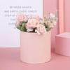 1PC 12x12cm Round Flower Box Arranged Gift Box Preserved Bouquet Elegant Box For Wedding Party Rose Flower Packaging Decoration