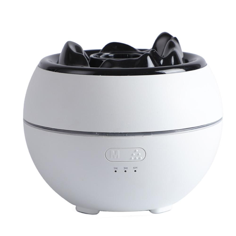 Flame Aromatherapy Machine USB Plug-in Volcano Aromatherapy Sprayer Ultrasonic Atomizing Timing Christmas Gift for Home Office