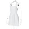 Europe and The United States Wind, Women's Clothing, 2025 Summer New, Fashion Temperament, A Word Collar, Bust Hanging Neck, Backless Dresses