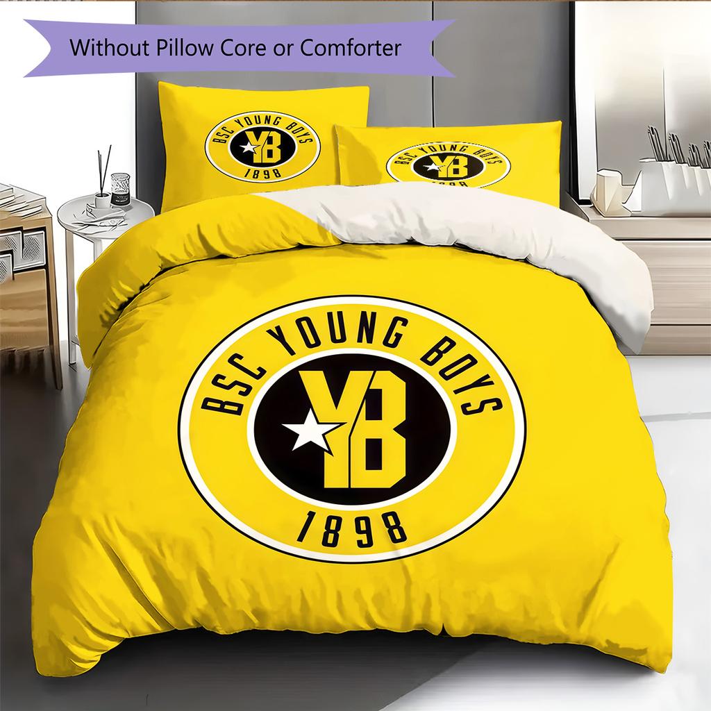 YB Bedding Quilt Set Quilt Cover Pillowcase Home Decoration Birthday Gift (1 * Duvet Cover + 2 * Pillowcase, Without Core)
