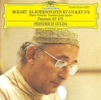 CD WOLFGANG AMADEUS MOZART; FRIEDRICH  - Piano Sonatas K570 & 576 / Fantasia 0028943108423 Deutsche Grammo 1990 Europe Classical Used