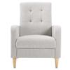Nordic Style Armchair, 1-Seater Sofa Chair, Lounge Armchair, Bedroom Chair (only with bedroom chair)