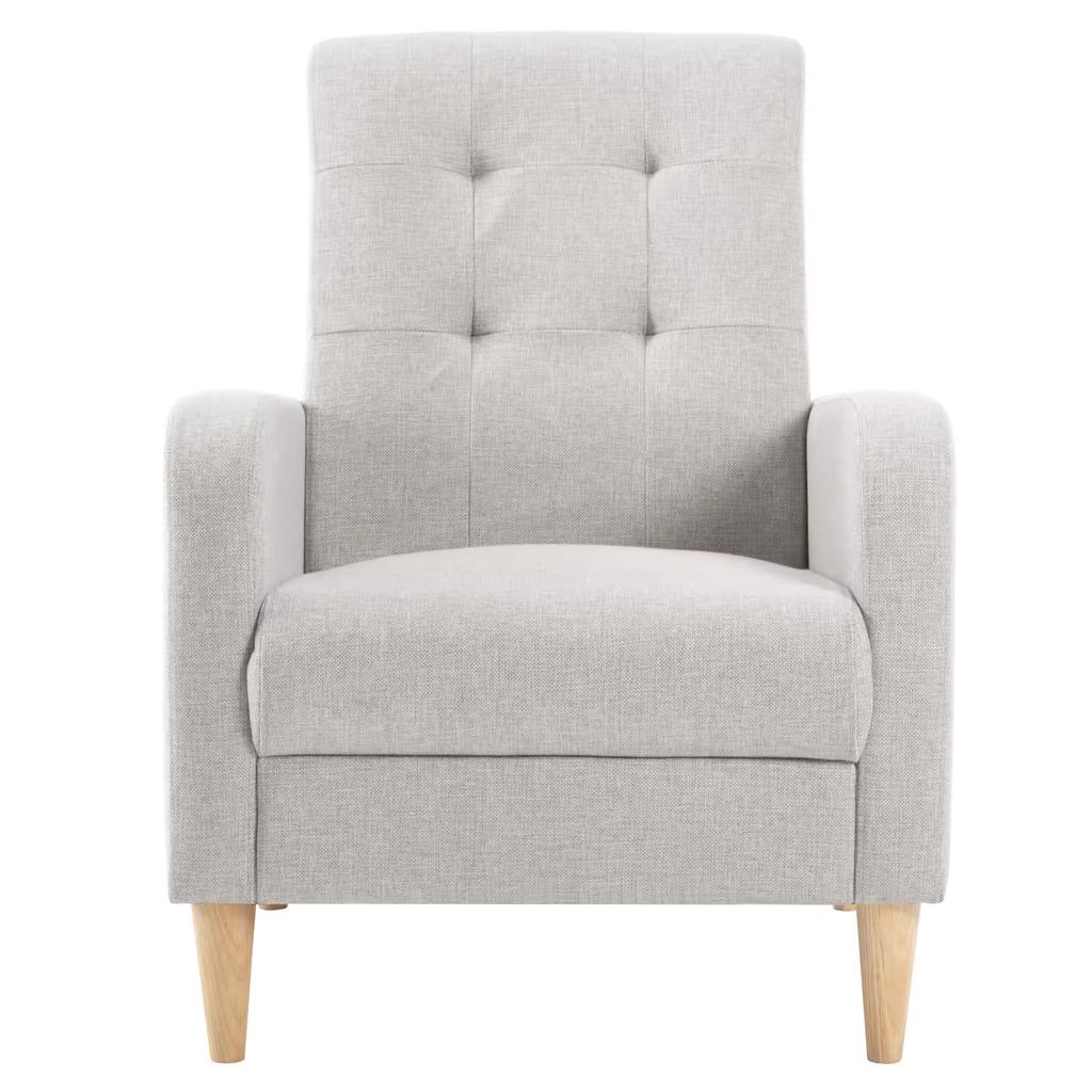 Nordic Style Armchair, 1-Seater Sofa Chair, Lounge Armchair, Bedroom Chair (only with bedroom chair)
