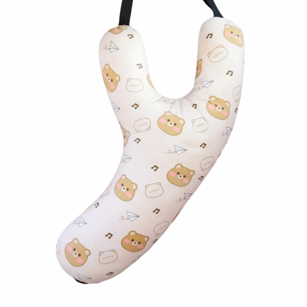 

Sturdy Child Cushion Pad Triangle Holder Seat Belt Padding Cover Car Seat Belt Cover Rear Seat Bear Shaped