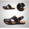 Fashion Summer Sandals Men Leather Classic Hollow Out Roman Sandals 2025 Slipper Outdoor Sneaker Beach Water Trekking Footwear