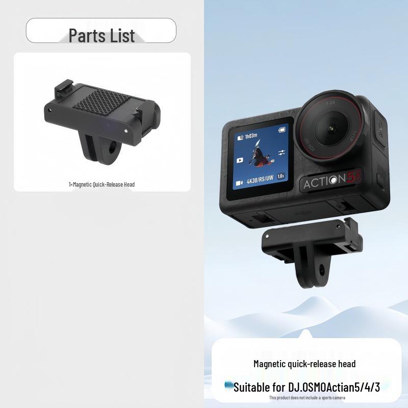 

Магнітна швидкознімна основа для екшн-камери DJI Osmo для 360/5 Pro/4/3