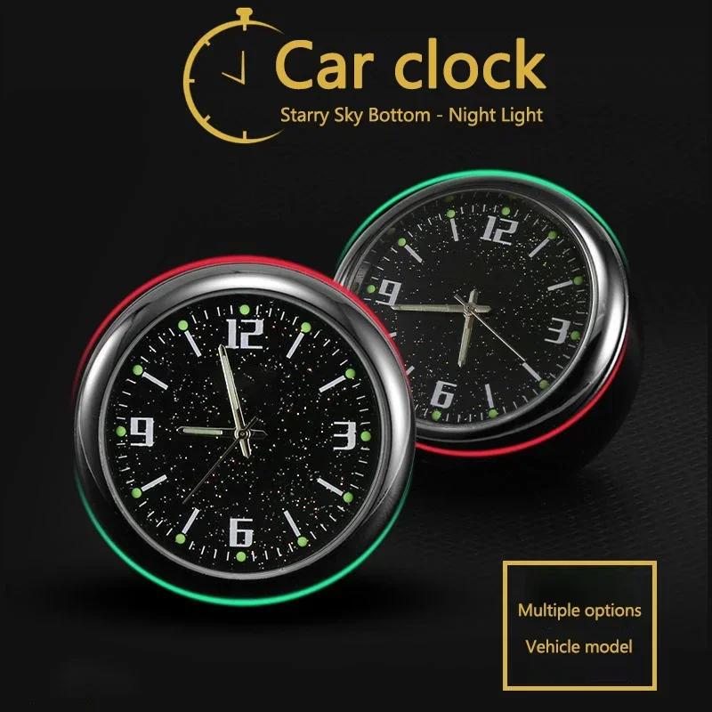 Per Mercedes Benz 1 pz Console Centrale Auto Climatizzatore Orologio Quarzo Luminoso Per Mercedes Benz Classe A C E S G GLC CLE