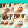 Plush Bun Steamed Keychain Pp Cotton Stuffed Short Plush Decor For Backpacks