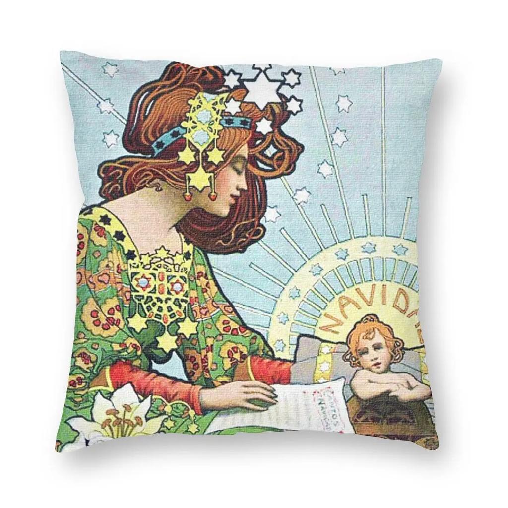 Dezember Kalender Von Gaspar Camps 9 Kissenbezug Bedruckter Polyester Kissenbezug Dekorativ Mucha Kissenbezug Bezug Stuhl ''