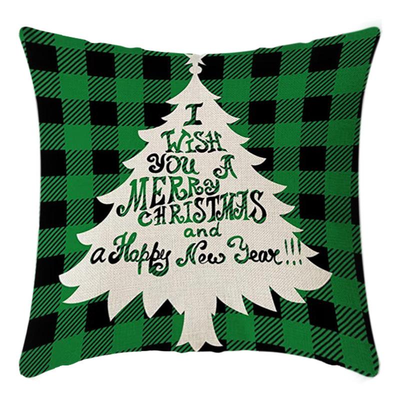 Christmas Nordic Style Santa Claus Pillowcase Home Sofa Cushion Car Cushion Cartoon Christmas Pillowcase