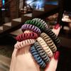 Telephone Line Hair Band Women's Hair Rope Korean Seamless Matte Hair Band Simple Rubber Band Tie Hair Rubber Band
