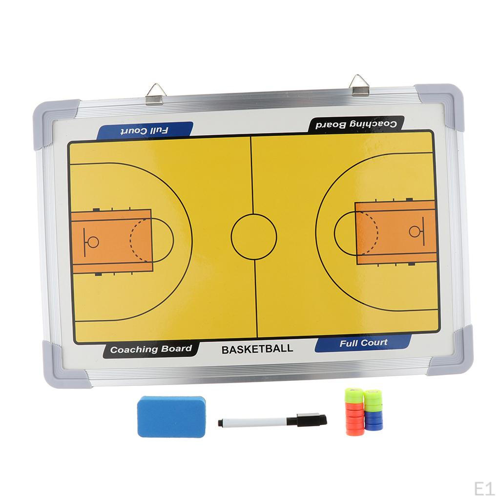 Aluminum Alloy Basketball Coaching Board Training Clipboard With Hook