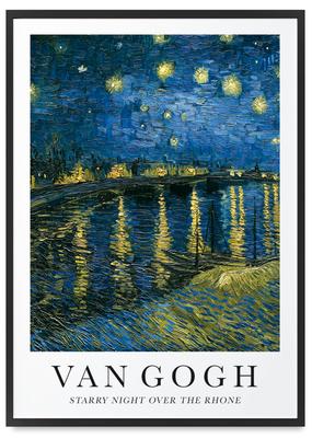 Poster Van Gogh Over the Rhone