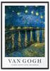 Poster Van Gogh Over the Rhone