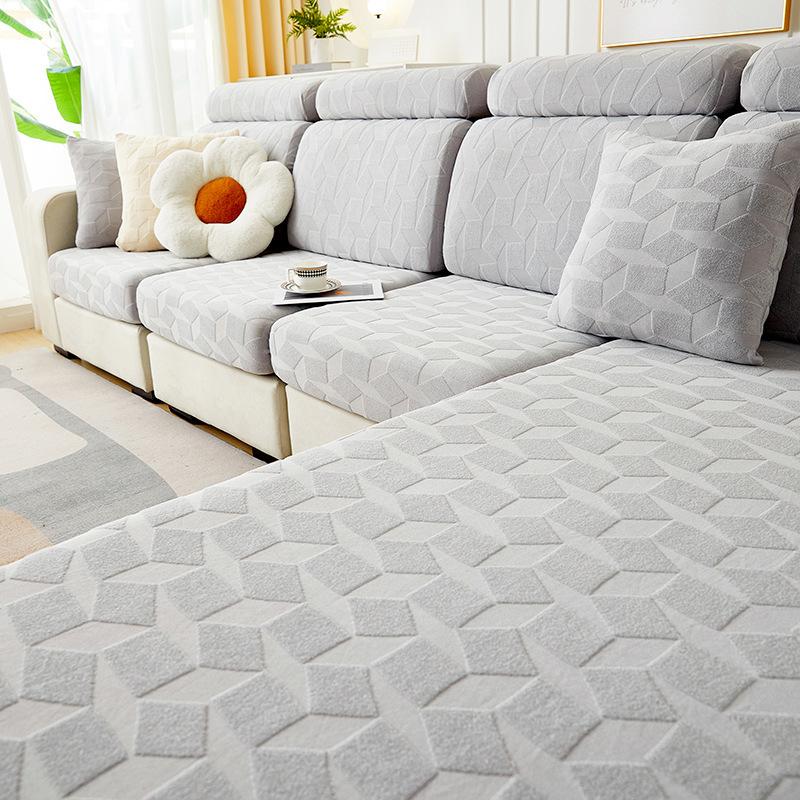 Small Fresh Sofa Cover, All-inclusive Universal Cover, New Style for All Seasons, Anti-cat Scratch, Anti-slip Elastic Sofa Cover