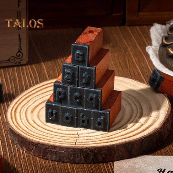 Timbri in Legno con Lettere dell'Alfabeto Bordo Liscio Set Timbri Lettere Multiuso Kit Scrapbook Fai da Te Materiali per Stampaggio