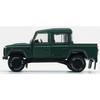 BM CREATIONS 1/64 Scale Land Rover Defender 110 Pickup 2016 Green RHD Finished Product