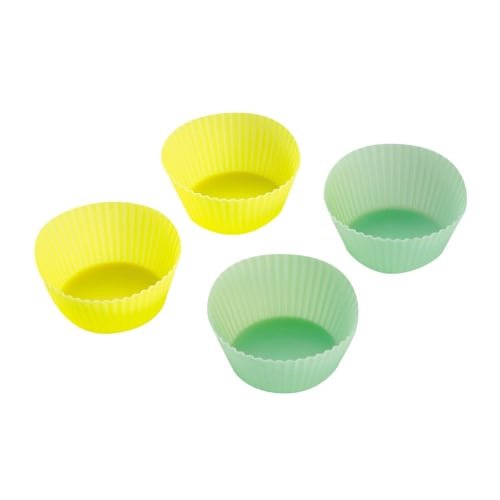 PEARL METAL Cooking Depot Silicone Side Dish Cups for Men's Lunch, 4 Pieces, C-3931
