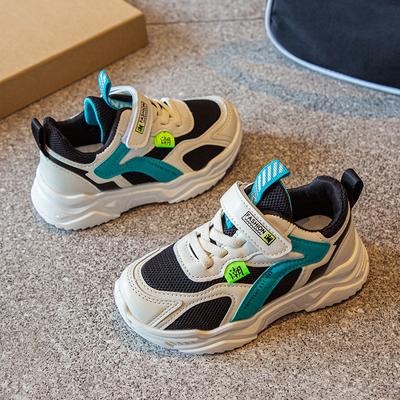 Children's Sports Shoes 2025 Spring and Autumn New Boys' Versatile Mesh Breathable Dad Shoes Girls' Middle and Older Children's Running Shoes