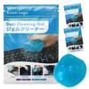 Room Logic Gel Cleaner, Keyboard and Car Cleaning, Slime, Strong Adsorption, Reusable, Removes Dirt and Dust (80g x 3 Bags)