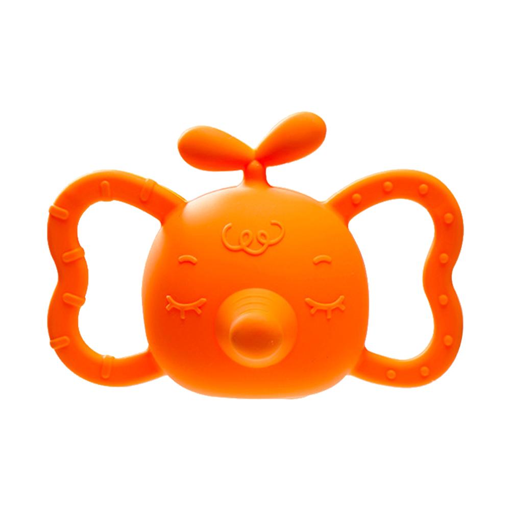 Buy Baby Safe Teether Imitation Breast Milk Pacifier Rattles (Orange