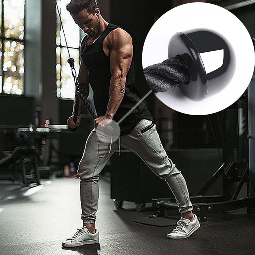 Tricep Rope Heavy Duty Abdominal Crunches Cable Pull Down Laterals Biceps Muscle Training Fitness